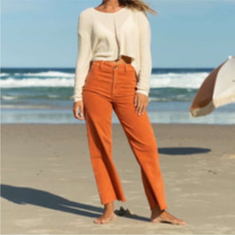 Billabong free fall wide leg corduroy pant